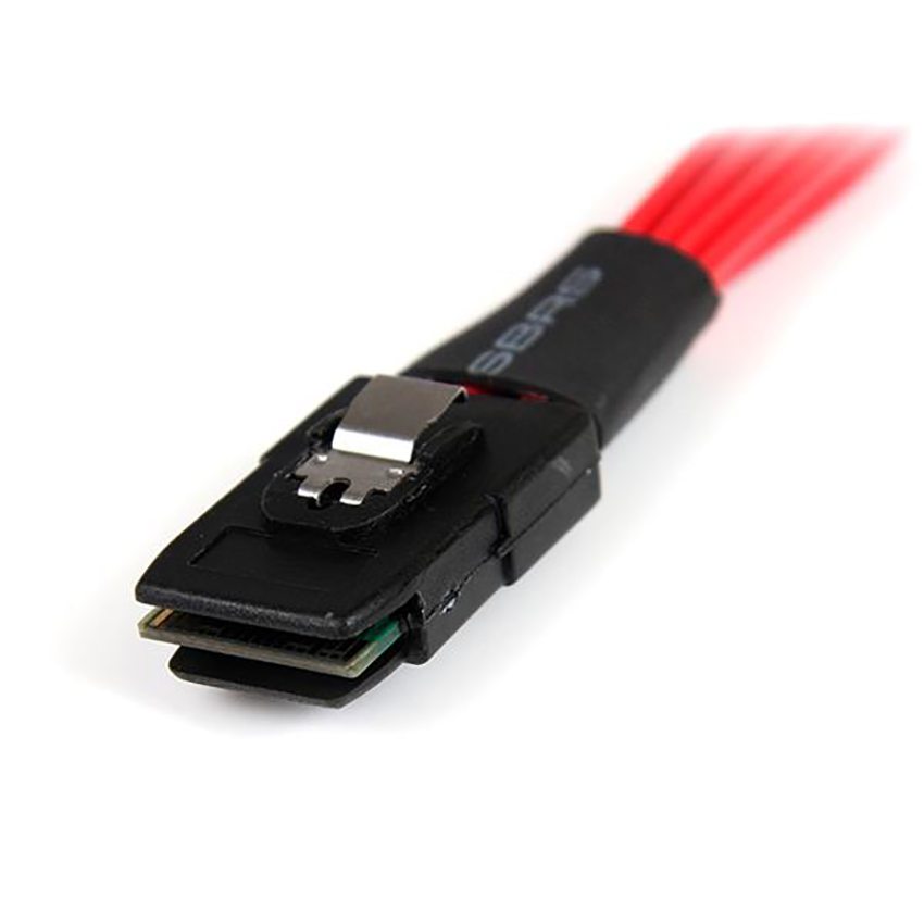 StarTech Mini-SAS to SATA Cable, 1x SFF-8087 Plug, 4x SATA Female - 50 cm