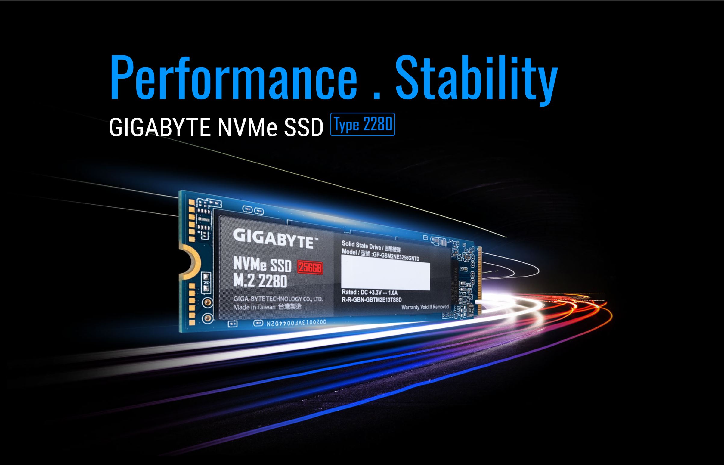 Gigabyte 256GB PCIe 3.0 M.2 2280 NVMe SSD (GP-GSM2NE3256GNTD)