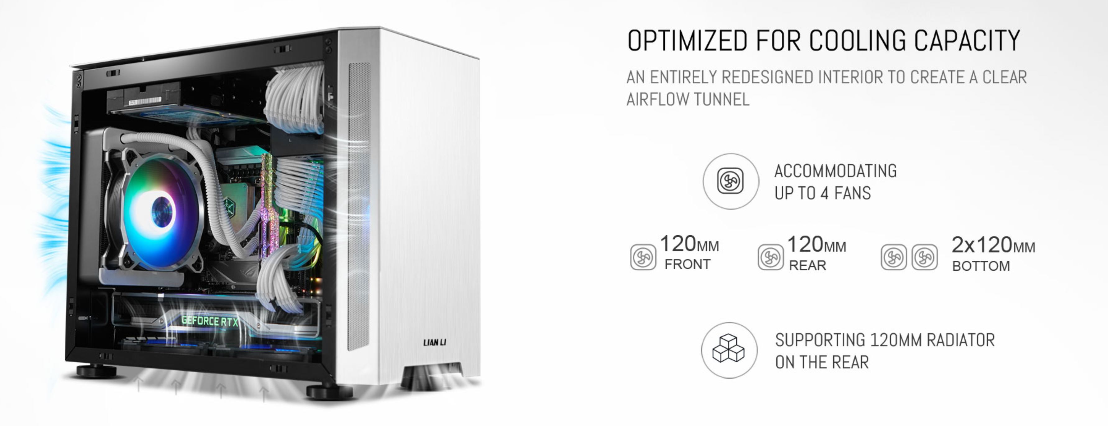 Lian Li PC-TU150 Portable Tempered Glass ITX Case - Black