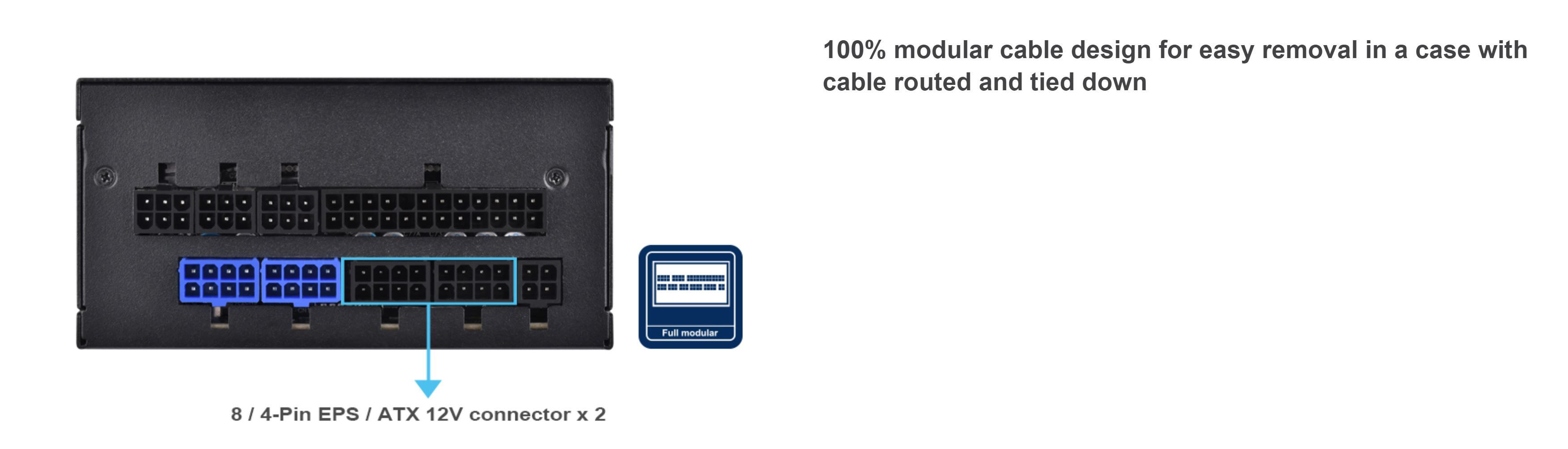 Silverstone 700w 80+ Platinum Modular SFX Power Supply (SST-SX700-PT)