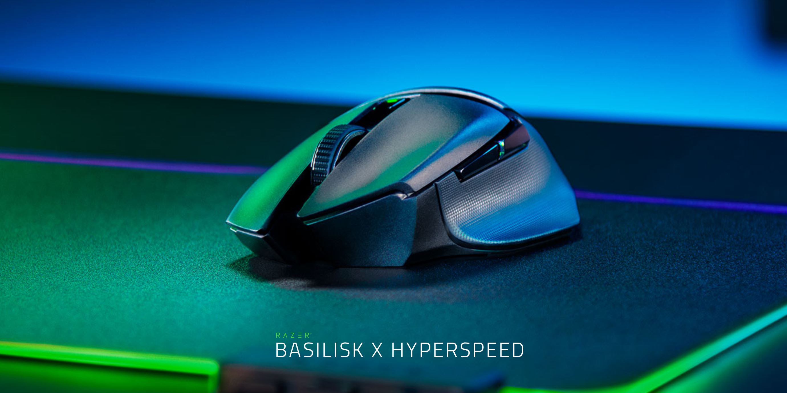 Razer Basilisk X HyperSpeed Wireless Ergonomic Gaming Mouse (RZ01-03150100)