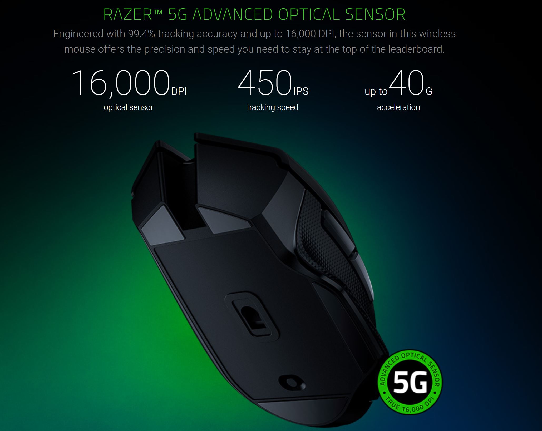 Razer Basilisk X HyperSpeed Wireless Ergonomic Gaming Mouse (RZ01-03150100)