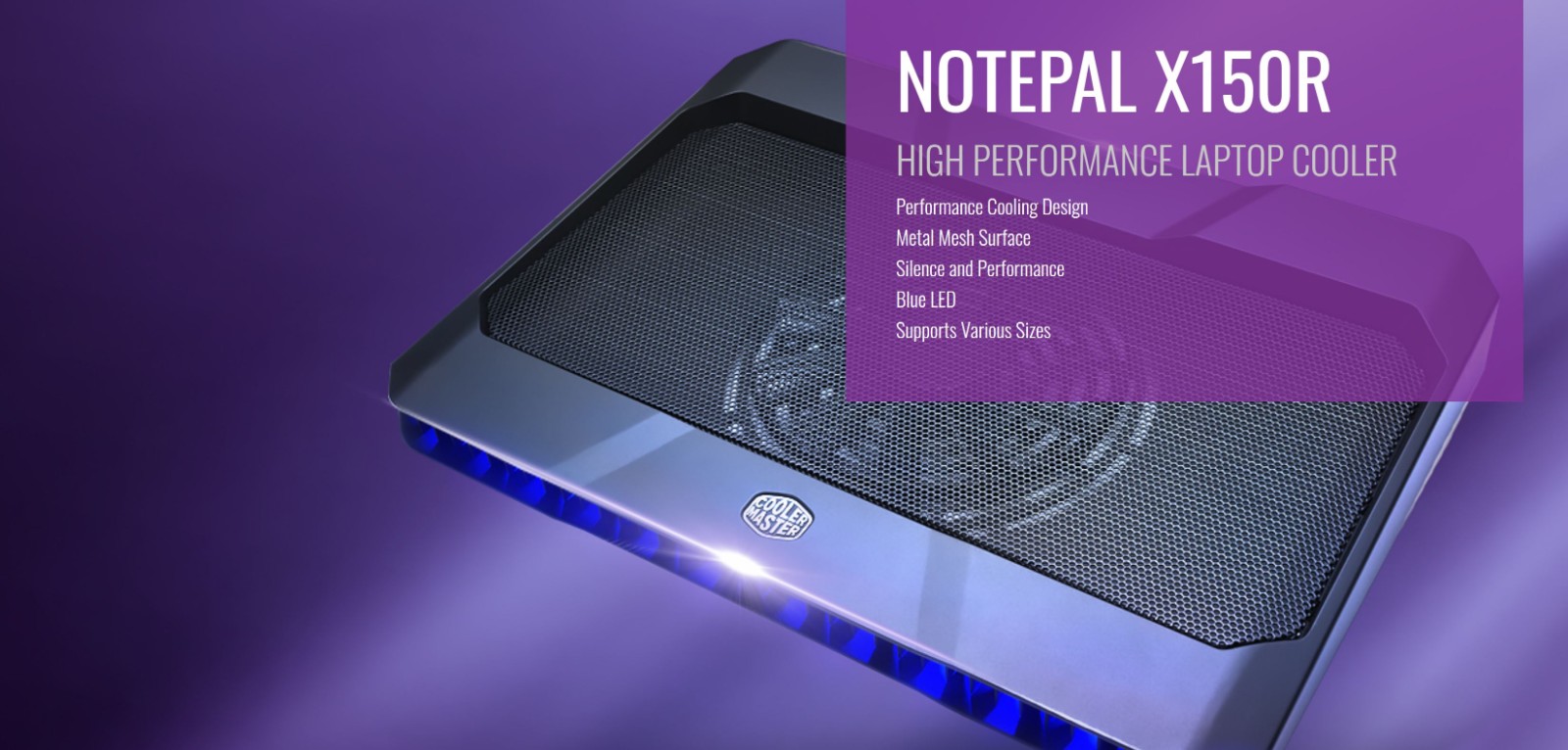Cooler Master Notepal X150R Laptop Cooler (MNX-SWXB-10FN-R1)