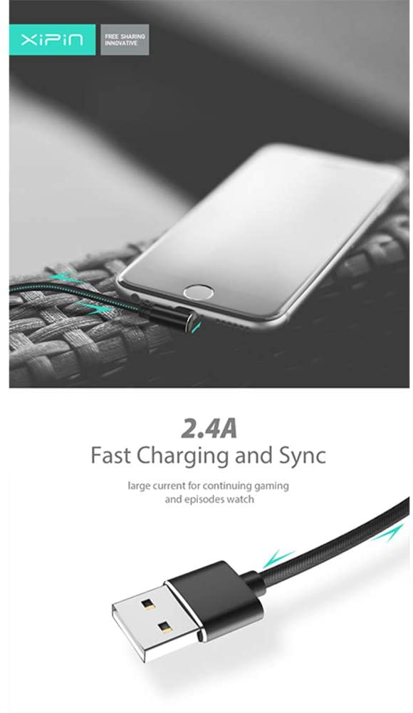 Xipin 1.2m USB A to Micro USB Charging Cable