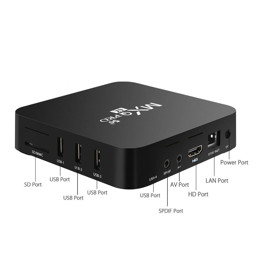 Network TV set-top box wifi network TVBOX set-top box Watch live global TV, watch You Tube Netflix, etc.