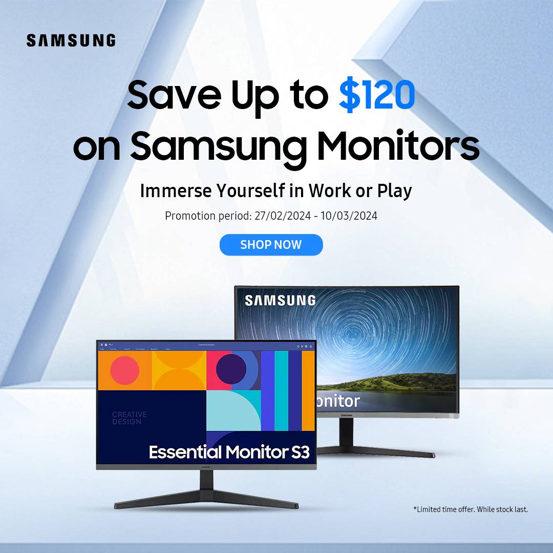 Level Up Your Game and Productivity with Samsung Monitors