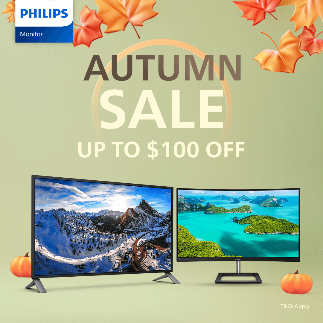 🍁Philips Monitors Autumn Sale - Up to $100 OFF