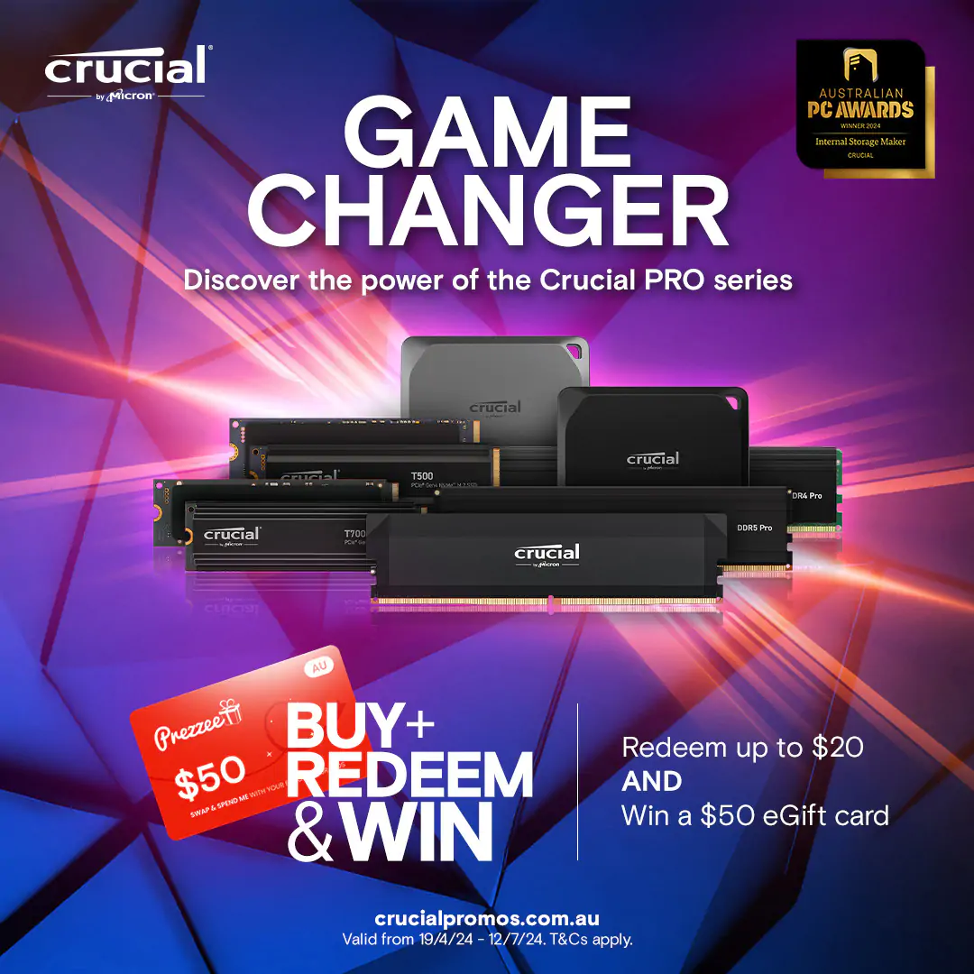 GAME CHANGER - Discover the power of the Crucial PRO series
