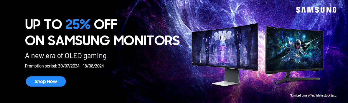 Up to 25% Off on Samsung Odyssey Monitors