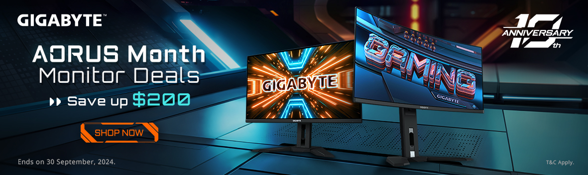 Save Up $200 on Gigabyte Monitors