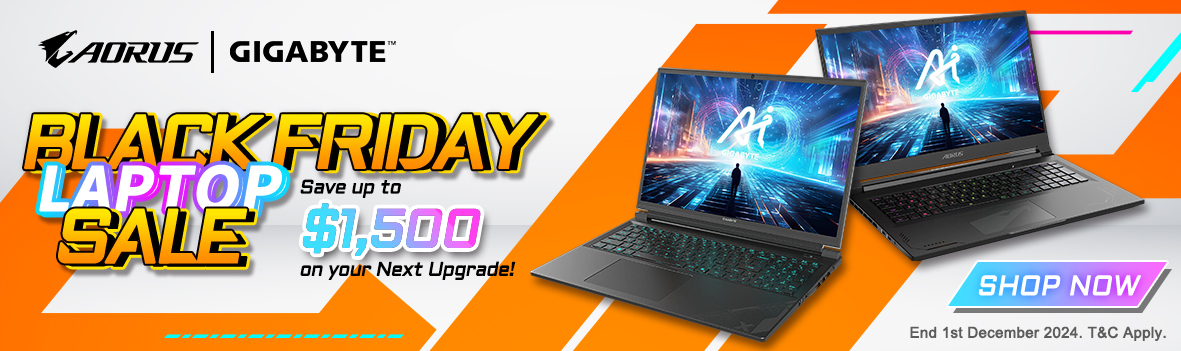 Gigabyte Laptop Black Friday Sale | Save Up to $1500 on Your Next Upgrade!