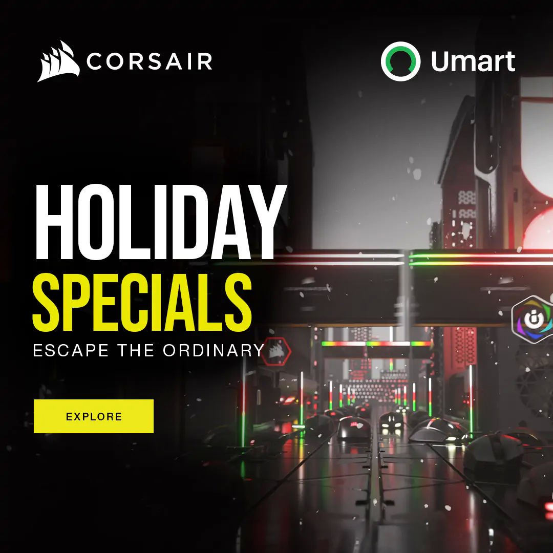 Corsair Christmas Sale - Escape the Ordinary