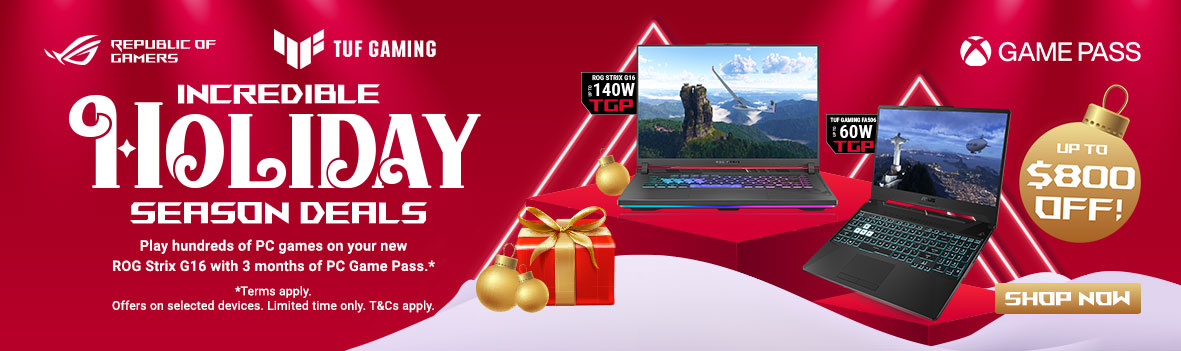 Asus Gaming Notebook Holiday Season Deals | Up to $800 Off!