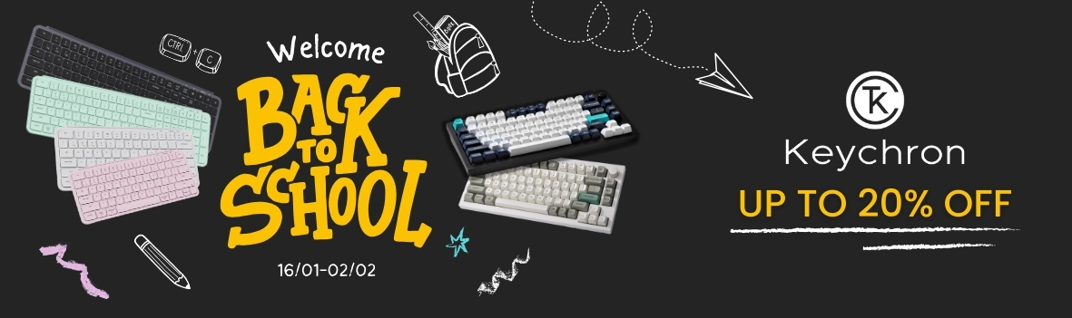 Keychron Back to School Sale - Up to 20% Off