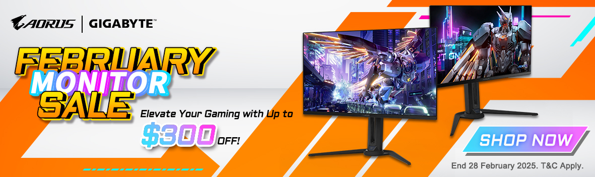 Gigabyte Monitor February Promotion - Save Up to $300