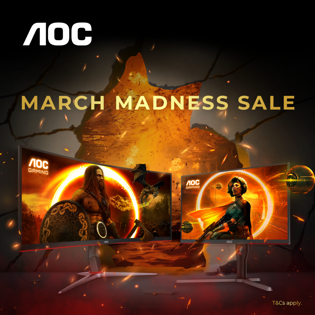 AOC Monitor March Madness Sale