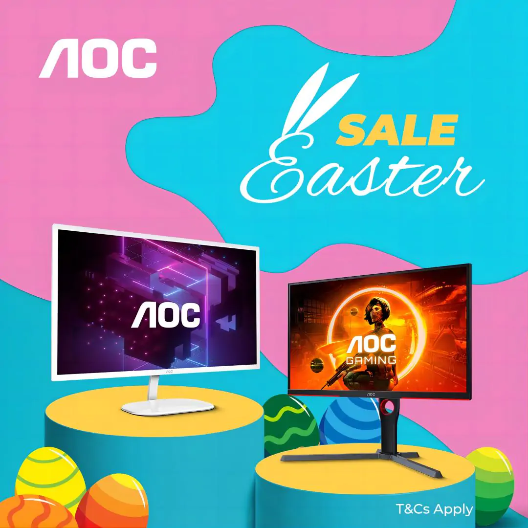 AOC Monitor Easter Sale - Up to 40% Off