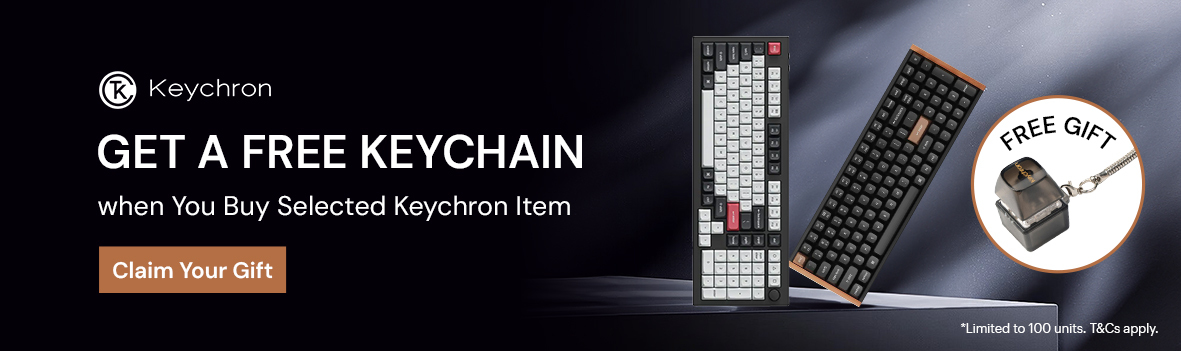 Get a Free Keychron Switch Tester Keychain when You Buy Any Keychron Item