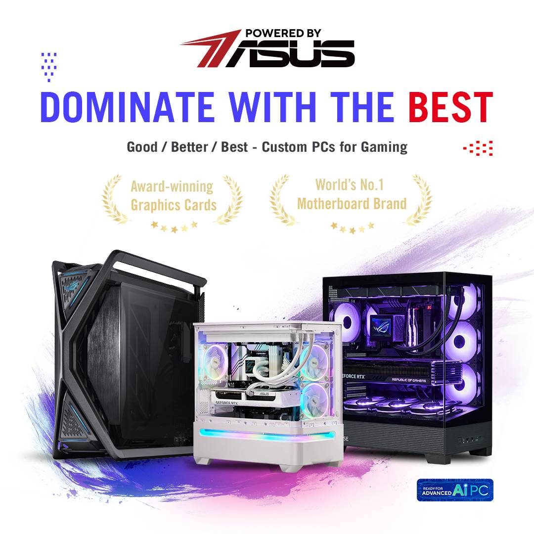 Powered by ASUS Gaming PCs | Built with World-Class Hardware to Dominate Every Game