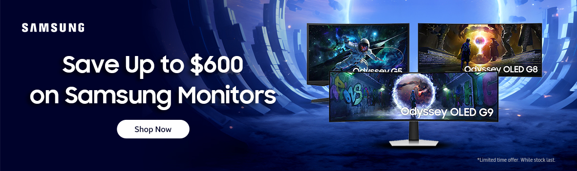 Up to $600 Off Samsung Monitors | Experience World-Class Immersion