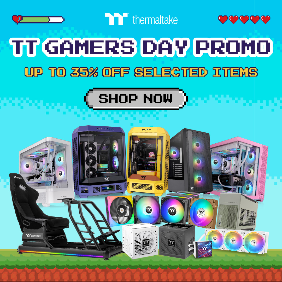 Thermaltake Gamer Days Sale – Up to 35% Off Cases, Coolers & Gaming Gear