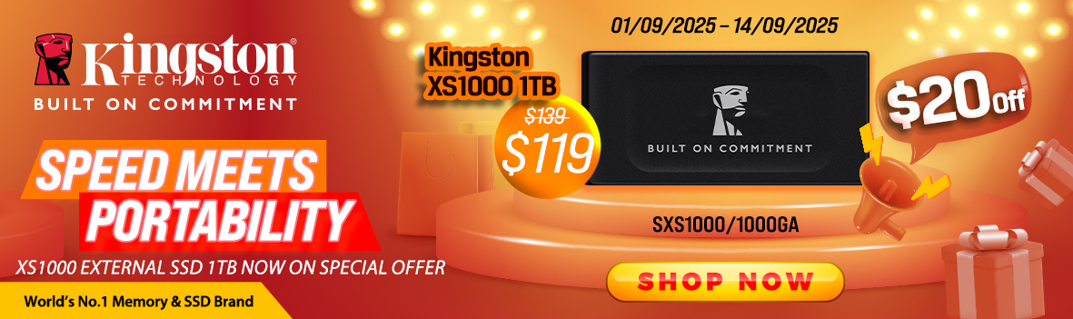 Speed Meets Portability – Kingston XS1000 1TB SSD Special Offer