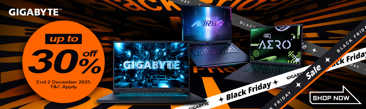Gigabyte Laptop November Black Friday & Cyber Monday Sale