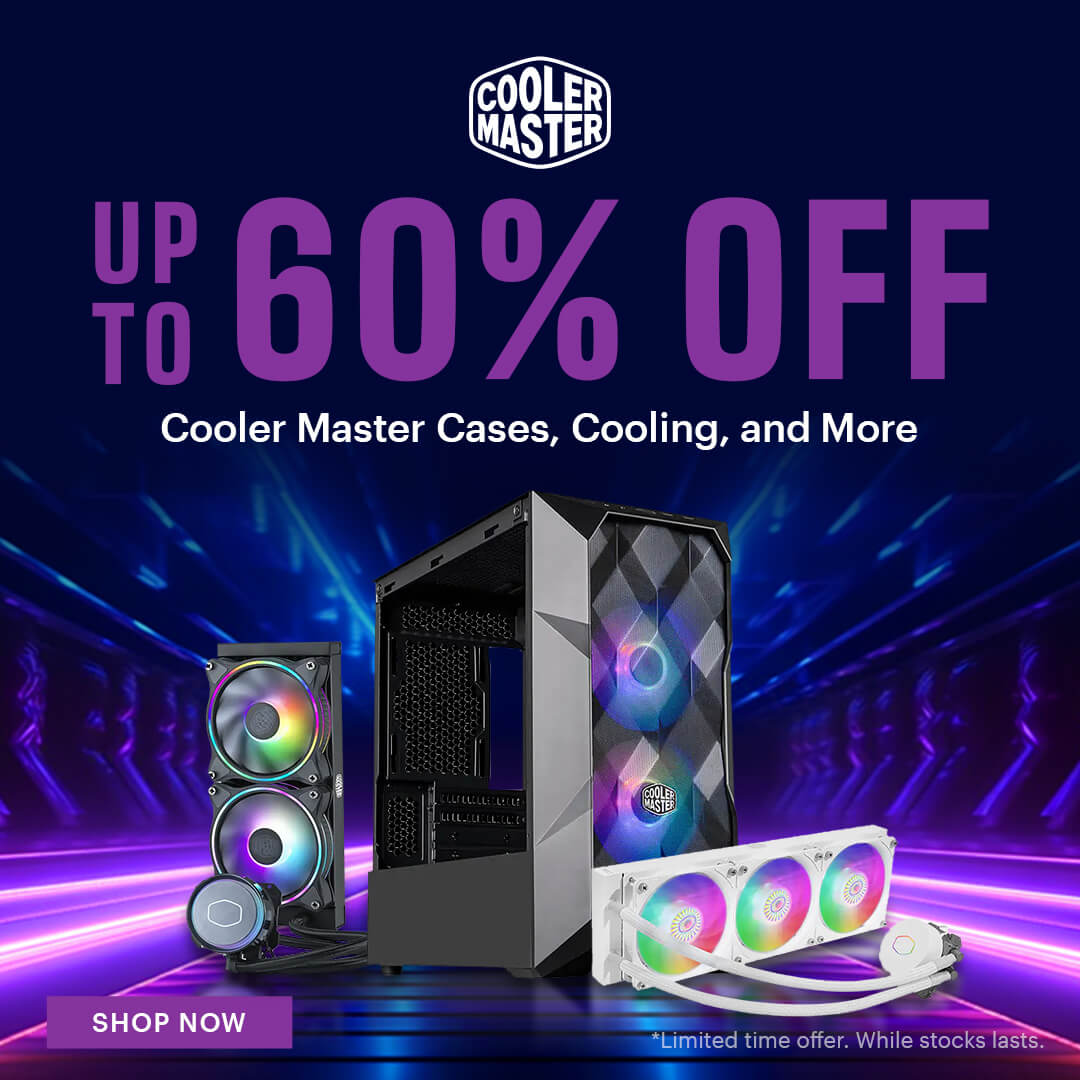 Cooler Master Black Friday Deals 2025 | Save Big on Cooler Master Fans, Cases, Coolers & Gaming Gear