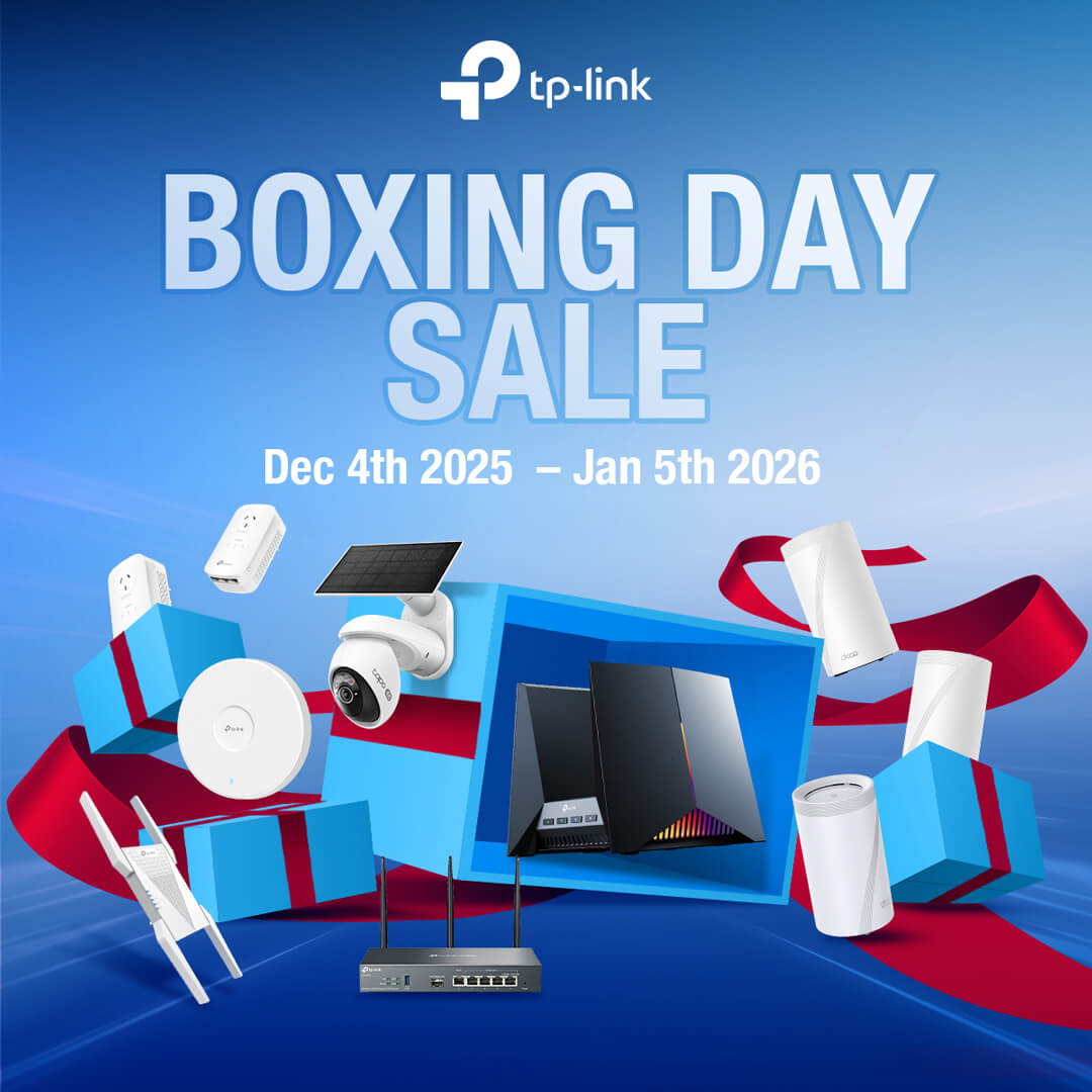 TP-Link Boxing Day Sale 2025 | Big Savings on WiFi, Mesh & Smart Home
