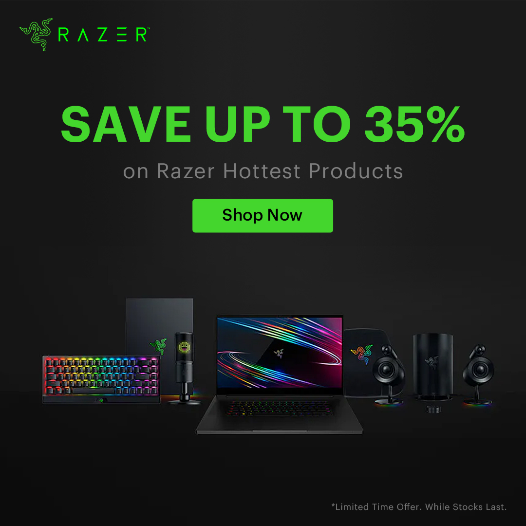 Razer Christmas Sale 🎄 Pick the Perfect Gaming Gift & Save Up to 35%