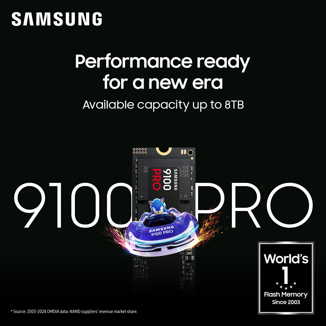 Samsung 9100 Pro & 990 Pro NVMe SSDs – Extreme Performance for Gaming, Creation & Speed