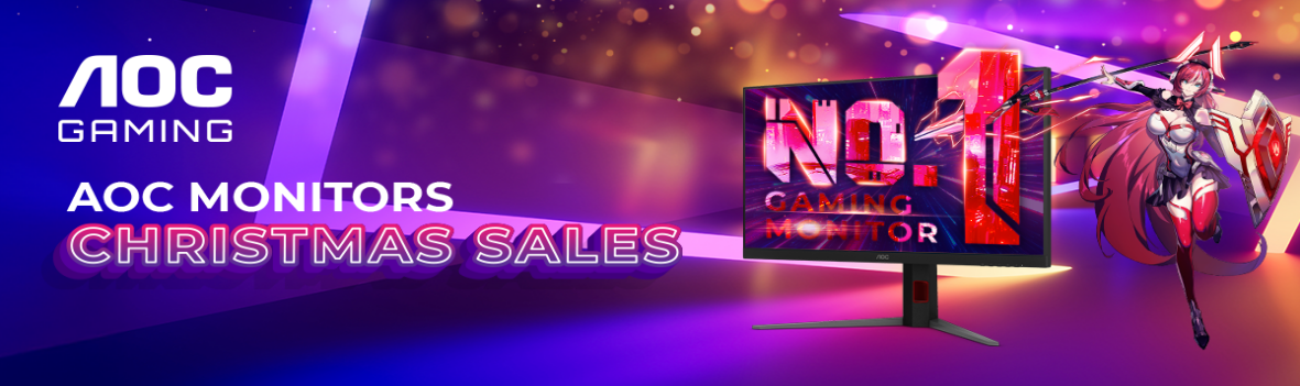 AOC Monitor Xmas Sale 2025 | Save Big on Gaming & 4K Monitors