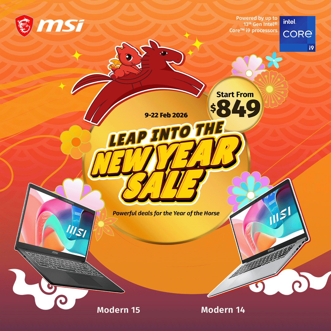 MSI Modern Laptop New Year Sale 2026 | From $849 & Save Up to $500
