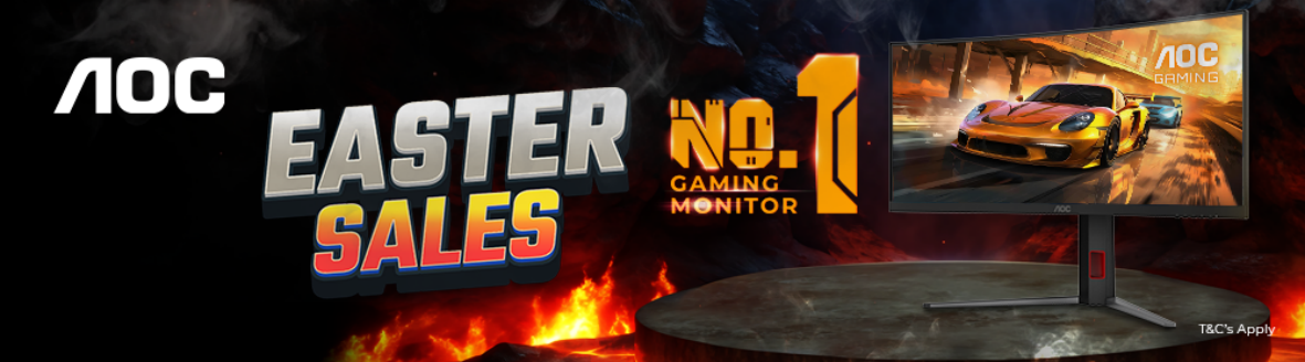 AOC Monitor Easter Sale 2026