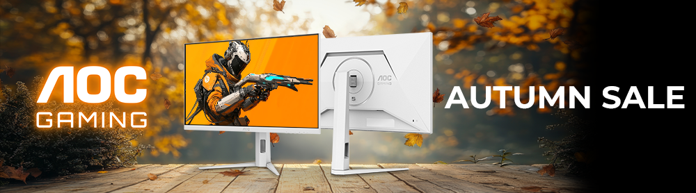 AOC Monitors Autumn Sale 2026 | Up to 30% Off AOC Gaming & Office Displays