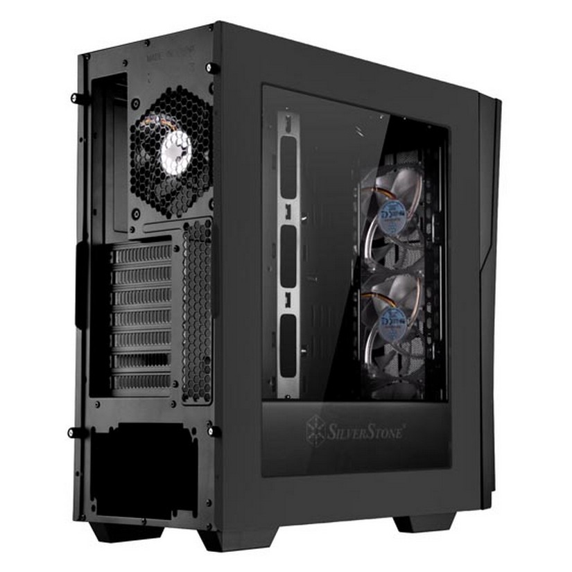 SilverStone Redline RL06 Pro Black Red Window ATX Case (SST-RL06BR-PR)