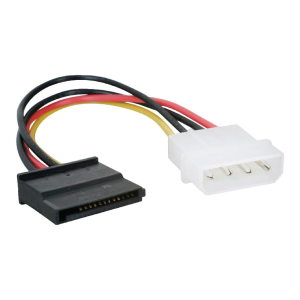 4 Pin Molex Power Male to SATA Female Power Adaptor