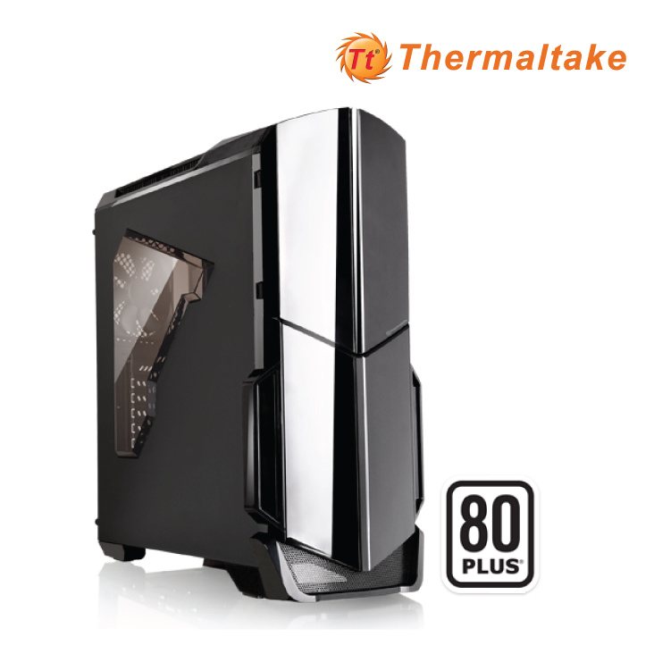 Thermaltake Versa N21 Window Mid-tower Chassis with 600W 80+ PSU (CA-3D9-60M1WA-00 / CA-1D9-00M1WN-00)