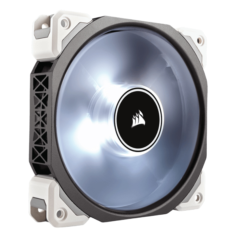 Corsair ML120 PRO LED, White, 120mm Premium Magnetic Levitation Fan (CO-9050041-WW)