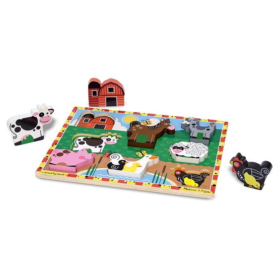 Melissa & Doug Farm Chunky Puzzle