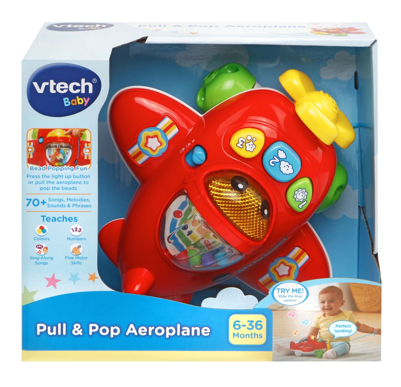 VTech Pull & Pop Aeroplane