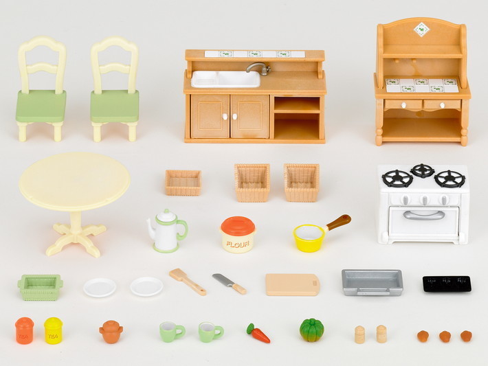 Sylvanian Familes Country Kitchen Set
