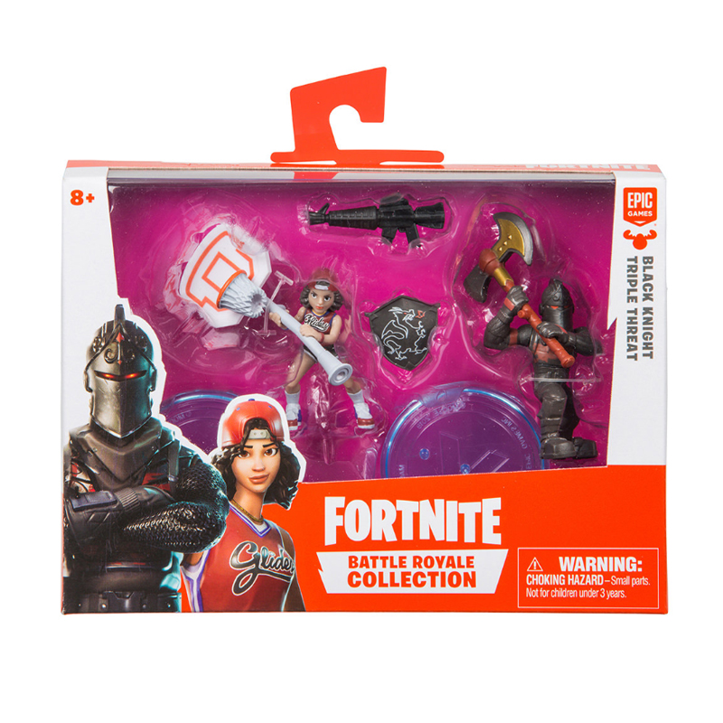 Fortnite Season 1 Duo Figure Pace Black Knight Triple Threat