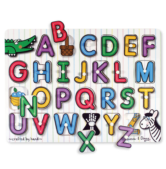Melissa & Doug See-Inside Alphabet Peg Puzzle