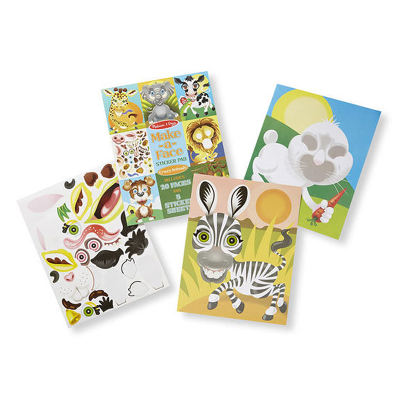 Melissa & Doug Make-a-Face - Crazy Animals