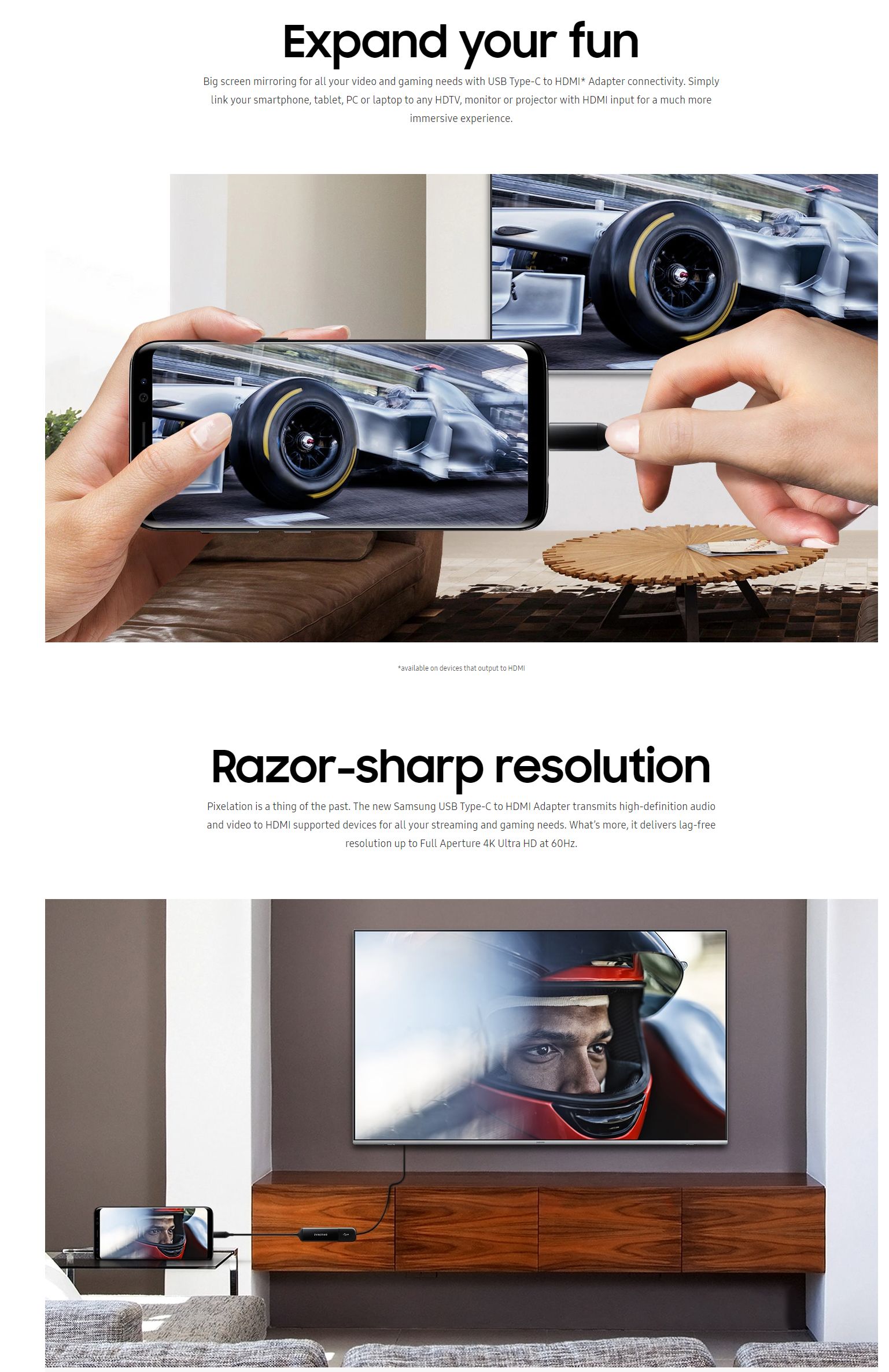 Samsung USB-C to HDMI Adapter Black