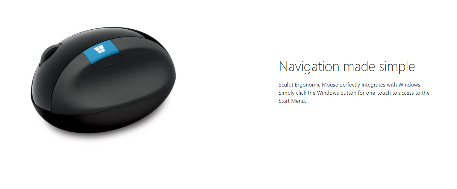 Microsoft Sculpt Ergonomic Mouse (L6V-00006)