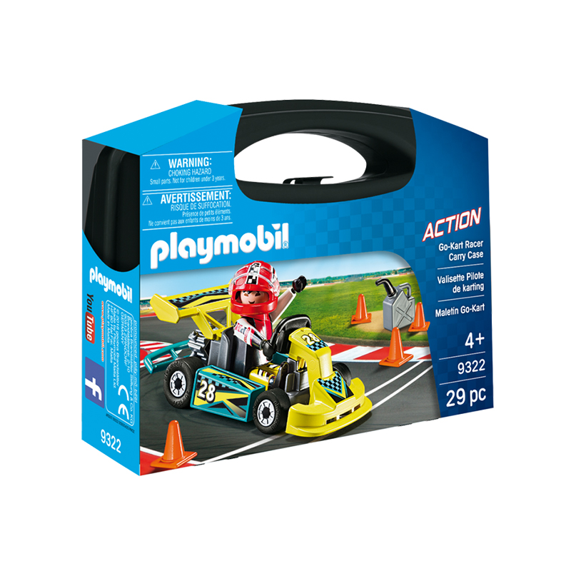 Playmobil Go Kart Racer Carry Case