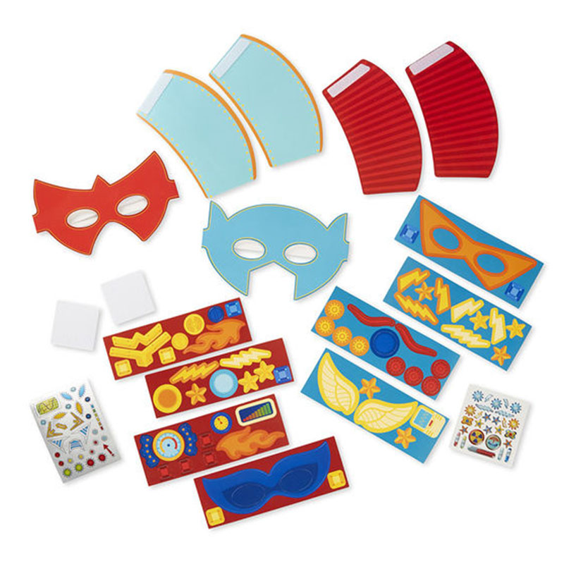 Melissa & Doug Simply Crafty - Superhero Masks & Cuffs