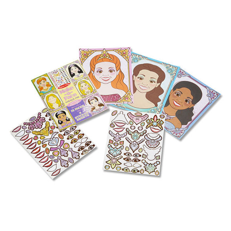 Melissa & Doug Make-a-Face - Sparkling Princesses